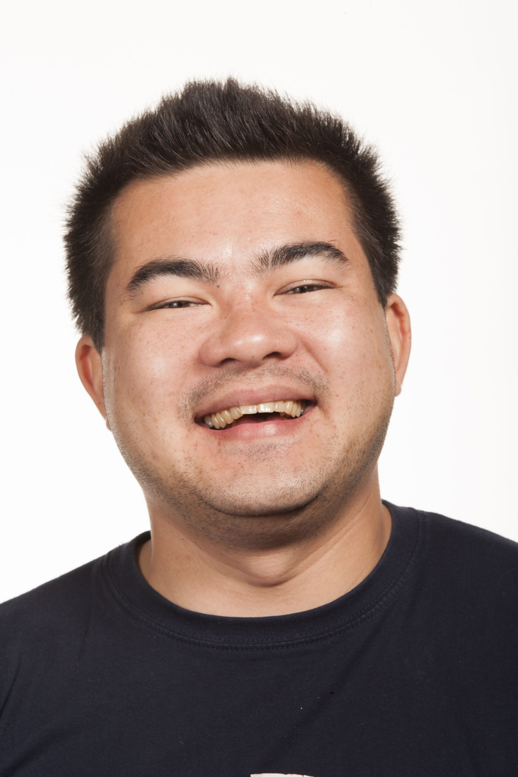 Portrait on white background Portrait on white background